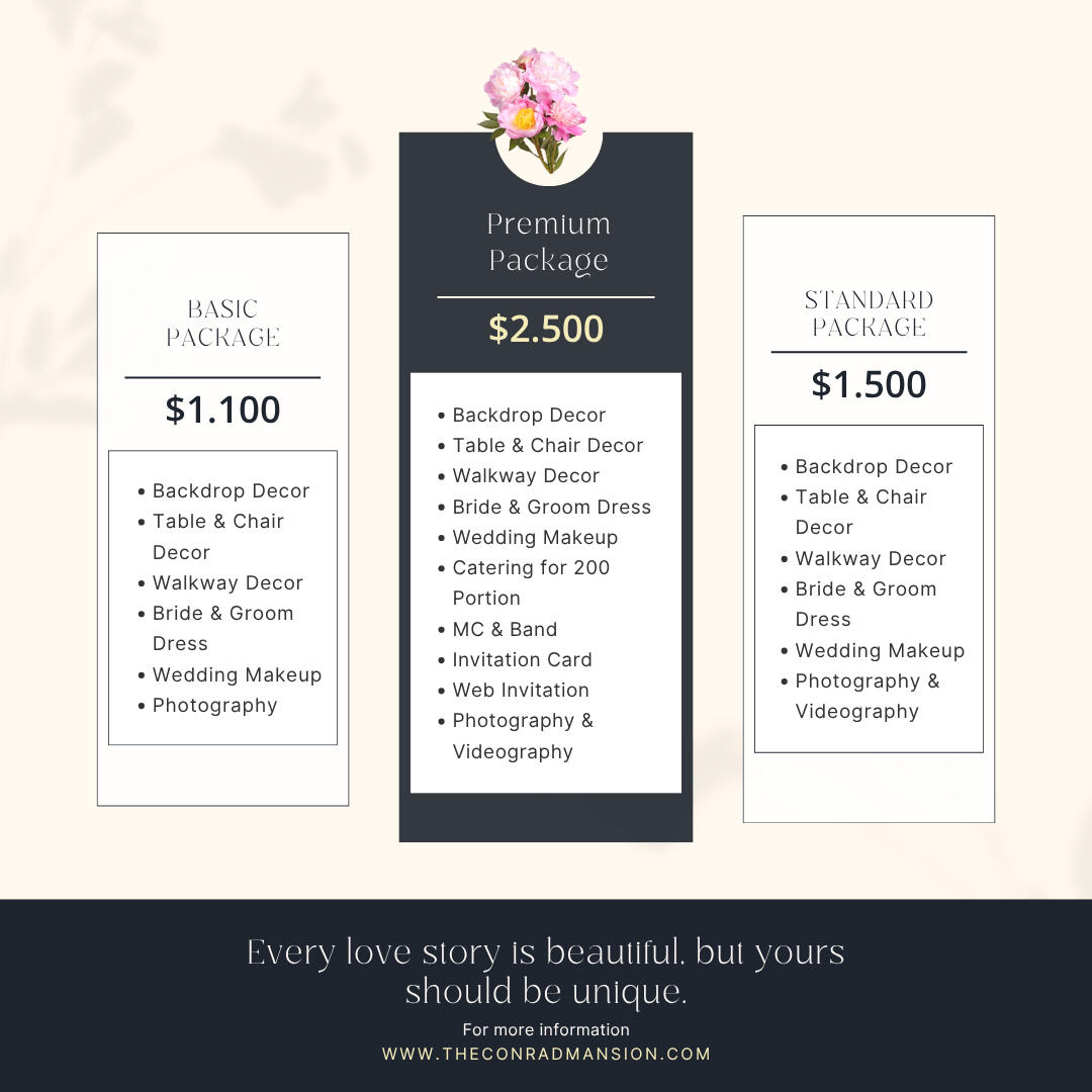 Pricing Pamphlet Pricing Pamphlet